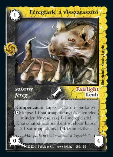 Kiadás: Résföld
Gyakoriság: ritka