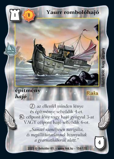 Kiadás: Hódítások
Gyakoriság: nem gyakori