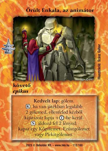 Kiadás: Császárváros
Gyakoriság: nem gyakori